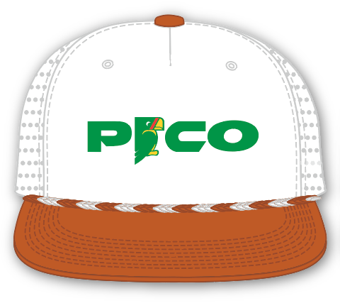 PICO White/Burnt Orange