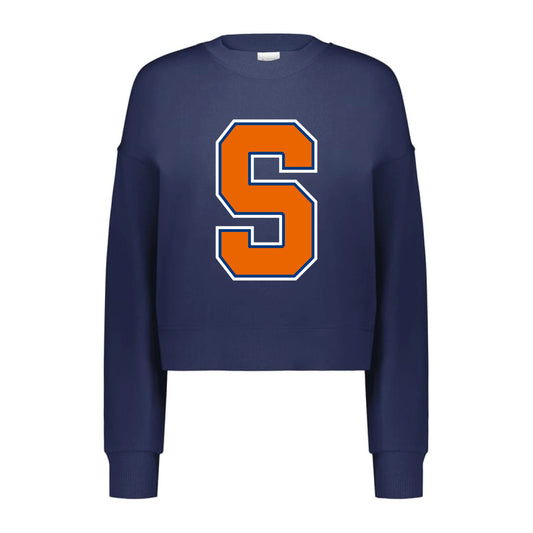 Sliders Varsity Modest Crop Sweatshirt