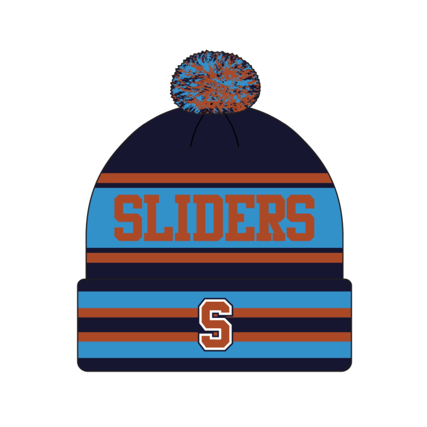 Sliders Pom Beanie